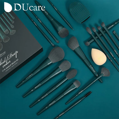 DUcare 17pc Makeup Brushes Set & Sponge